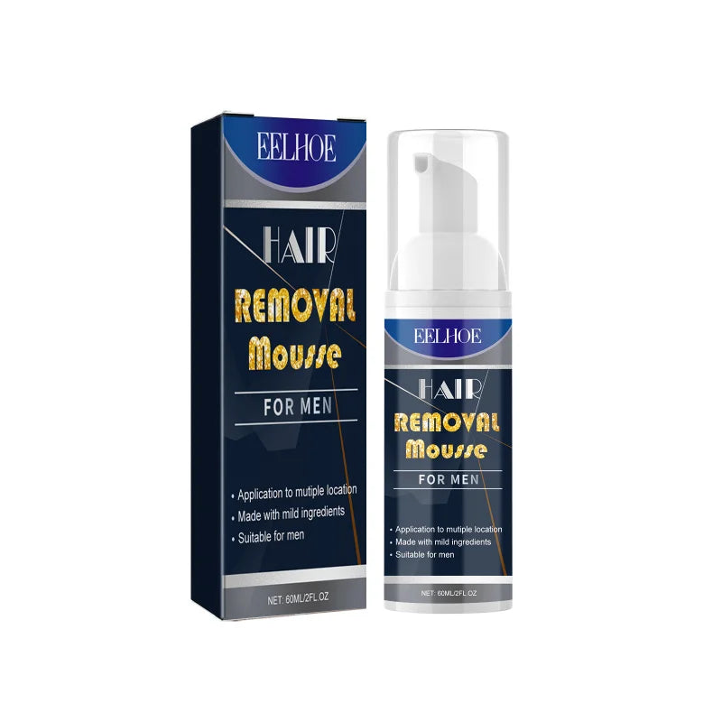 Painless Hair Removal Mousse for Men – Smooth Skin in Minutes