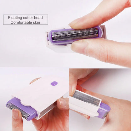 ✨ Painless Mini Epilator USB Rechargeable